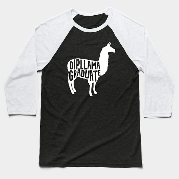 Dipllama Graduate Baseball T-Shirt by Shirts That Bangs